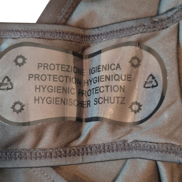 SET! Women's 2 PIECE Maui bikini tank top 1X, high-rise bikini bottom 2X BLACK - Picture 10 of 13